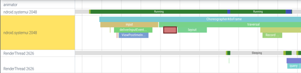 Atrace slices example