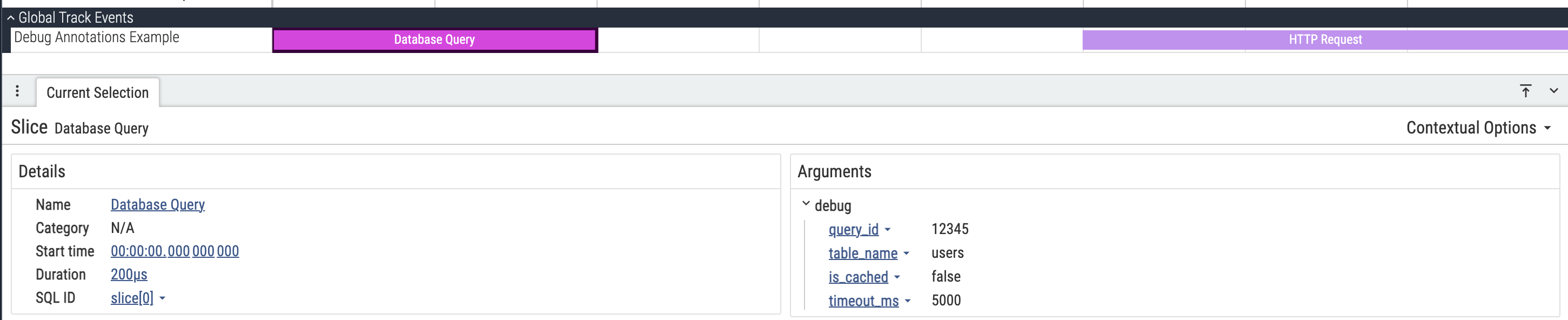 Adding Debug Annotations