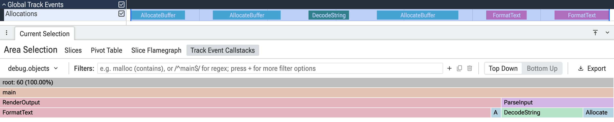 Callstacks by Objects