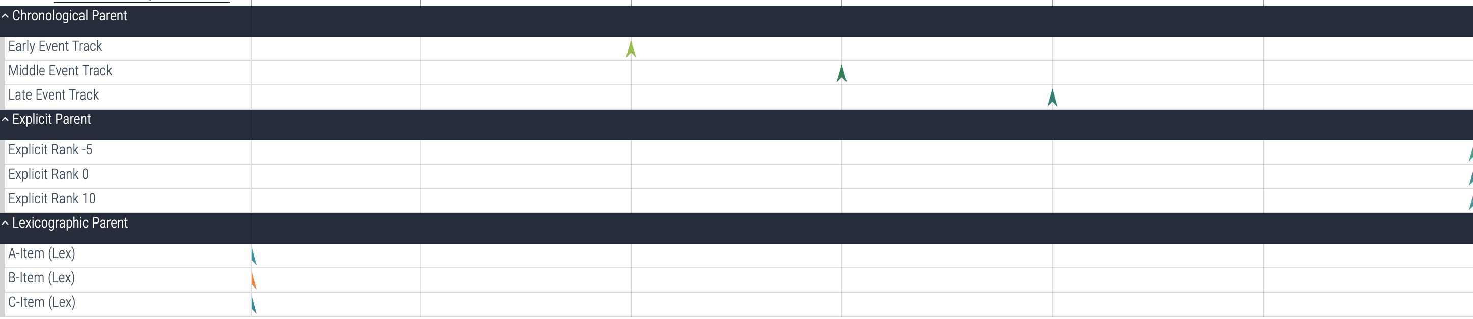 控制 Track 排序顺序